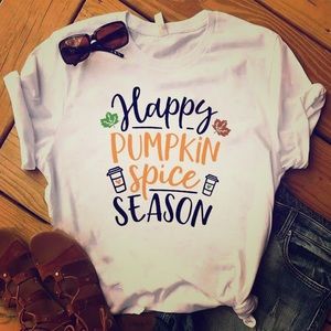 Pumpkin Spice Season Womens Top Thanksgiving shirt